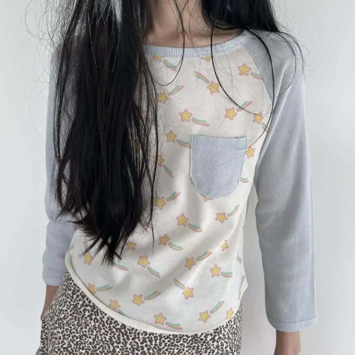 [F.E.E.S] shooting star raglan top